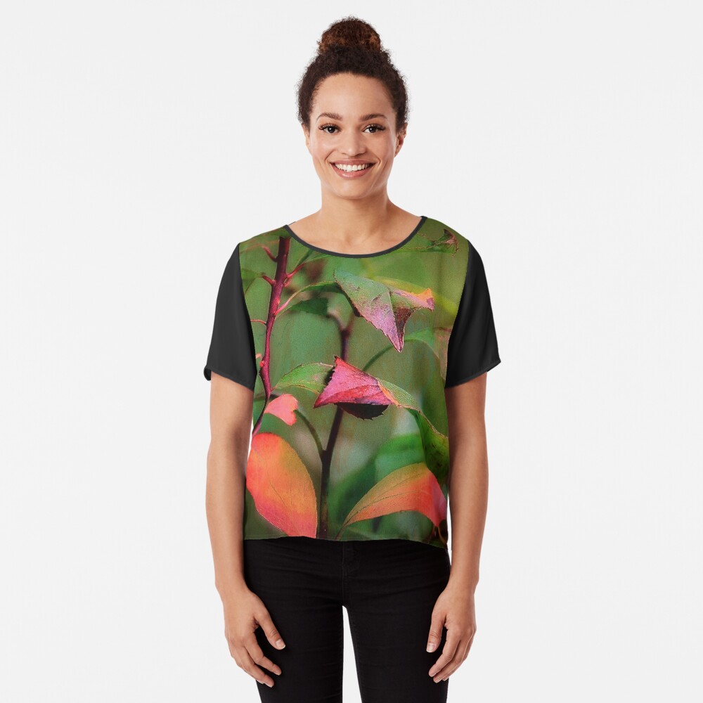 Autumn's Glow Chiffon Top