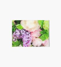 Peony Flower Bouquet Art Board