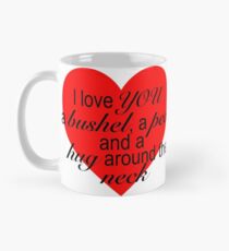 Scheffel und ein Peck-Zitat Tasse (Standard)