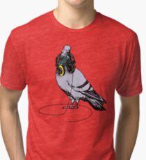 Techno Pigeon Tri-blend T-Shirt
