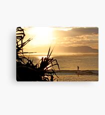 Laura - Sunset Glide Canvas Print