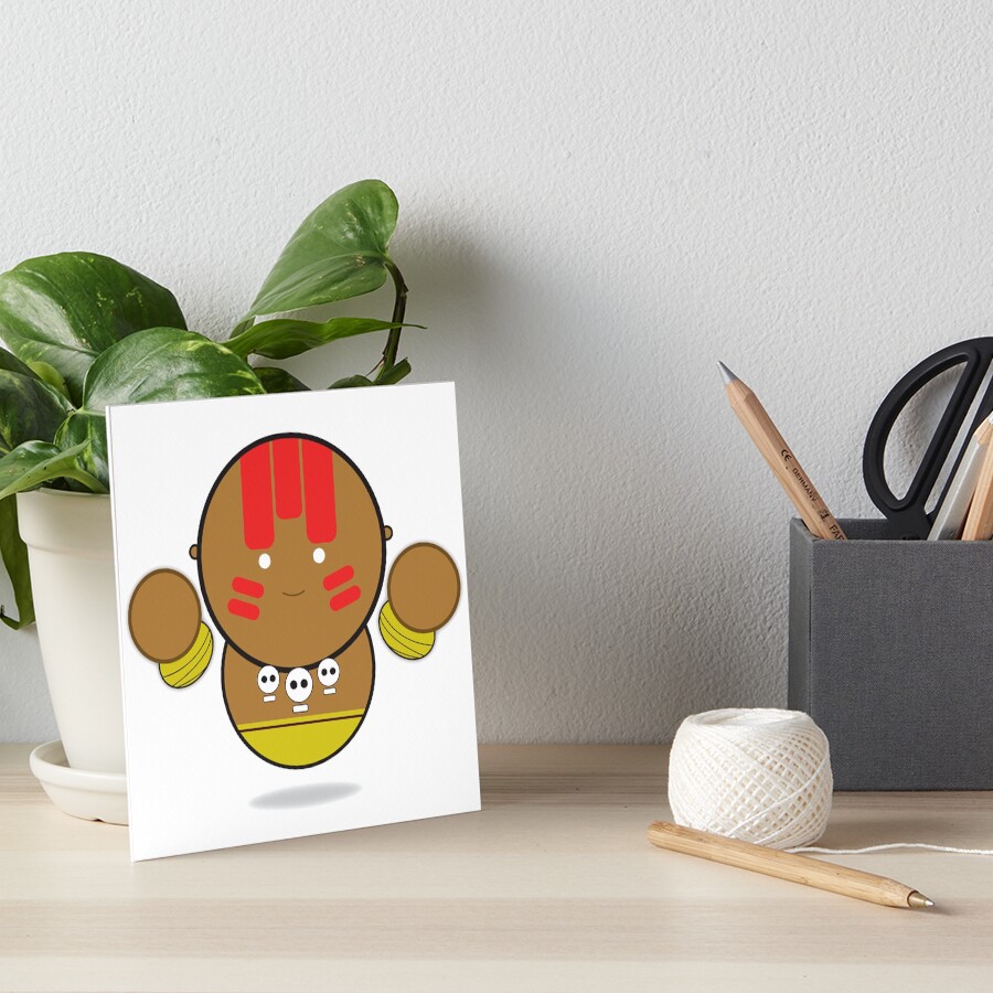 Dhalsim Art Board Print