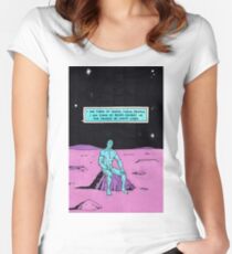 dr manhattan i'm tired Women's Fitted Scoop T-Shirt