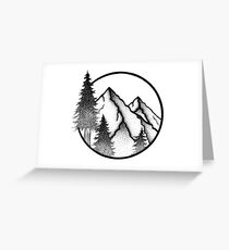 PNW Circle Greeting Card