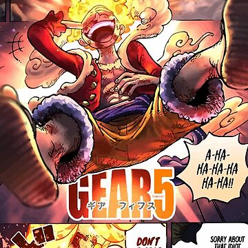 luffy gear 5 colored manga panel｜TikTok Search