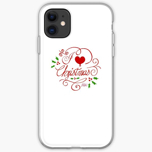 I Love Christmas iPhone Soft Case