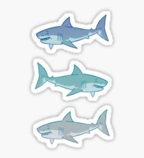 Great White Shorks Sticker