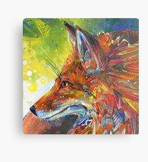 Red fox painting - 2012 Metal Print