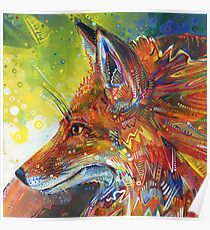 Red fox painting - 2012 Poster