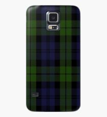 00535 Black Watch (kleinster Sett) Militärtartan Hülle & Skin für Samsung Galaxy