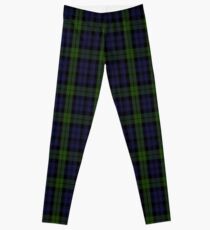 00535 Black Watch (smallest sett) Military Tartan Leggings