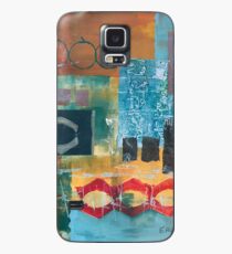 Primary Color Abstract Collage Case/Skin for Samsung Galaxy