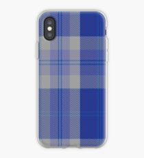 00446 Bannockbane Blue #3 Tartan iPhone Case