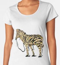 EDS Hope Zebra - Keeping It Together Blank Background Women's Premium T-Shirt
