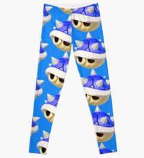 Spiny Shell (Blue Shell) Mario Kart Leggings