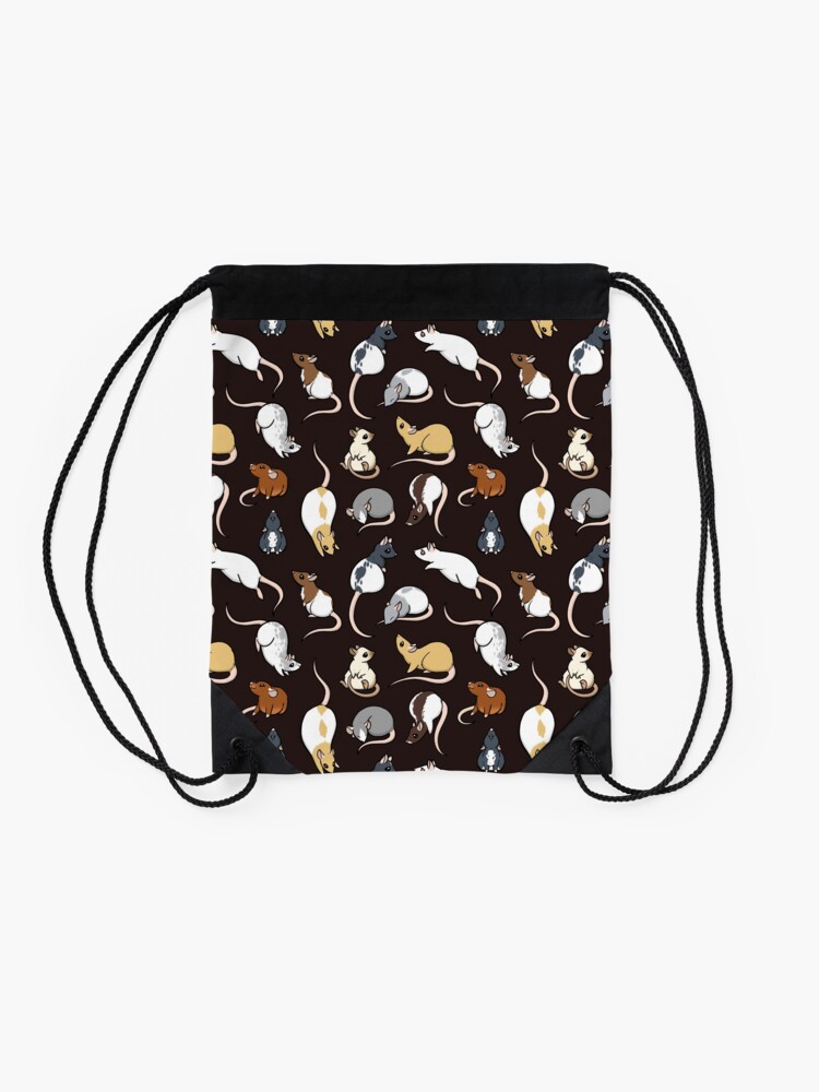 Alternate view of Rats Drawstring Bag