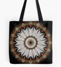 Native Feather Design Tote Bag