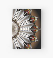Native Feather Design Hardcover Journal