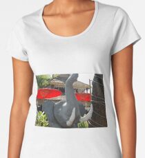 Chiang Mai: Elephant Umbrellas Women's Premium T-Shirt
