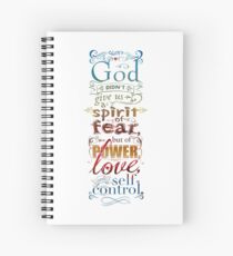 God Didn't Giv Us Spiral Notebook