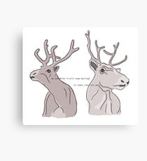 Rain Dear Canvas Print