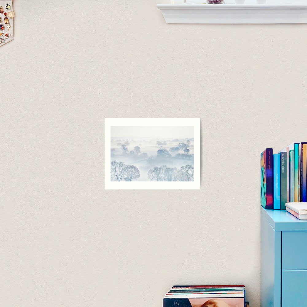 Ethereal Morning Mist Art Print