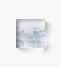 Ethereal Morning Mist Acrylic Block