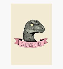 Clever Girl Photographic Print