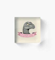 Clever Girl Acrylic Block