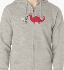 Dragon BBQ Zipped Hoodie