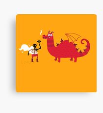 Dragon BBQ Canvas Print