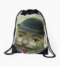 Vintage Cat Drawstring Bag