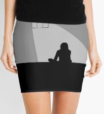 Grey Cover - Blank Mini Skirt