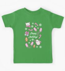 Cute Christmas // Green Kids Tee