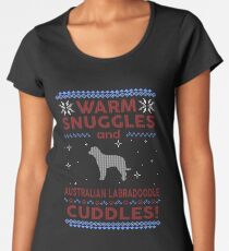 Australian Labradoodle Christmas Sweater Women's Premium T-Shirt