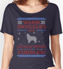 Australian Shepherd Christmas Sweater Women's Relaxed Fit T-Shirt