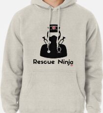 Rescue Ninja - Funny Registered Nurse Pullover Hoodie