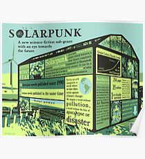 Solarpunk Infographic Poster Poster