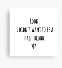 Half-Blood Canvas Print