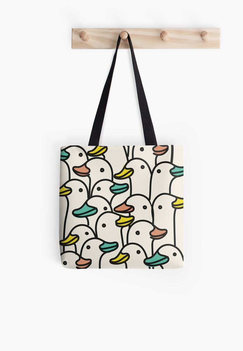 "Ducks Party" Tote Bags by theseakiwi Redbubble