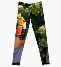 Art Nouveau - Lady Flower Leggings