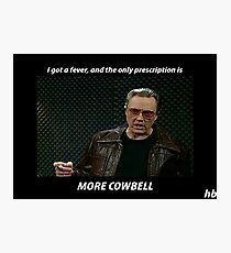 More Cowbell SNL Christopher Walken Shirt Photographic Print