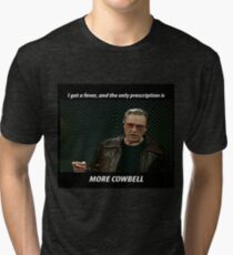 More Cowbell SNL Christopher Walken Shirt Tri-blend T-Shirt