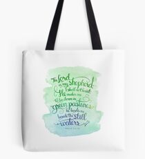 The Lord As My Shepherd Tote Bag
