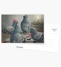 Die Antlered Ship_Pigeons, die Kontrolleure spielen Postkarten