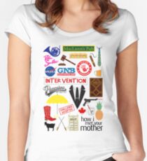 Wie ich deine Mutter traf Tailliertes Rundhals-Shirt