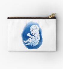 Your Eyes Saw My Unformed Body Zipper Pouch