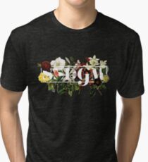 SSDGM Murderino Flower Illustration My Favorite Murder Tri-blend T-Shirt