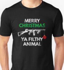 Merry Christmas Ya Filthy Animal - Funny X-Mas Tee Unisex T-Shirt