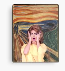 Rupaul's Drag Race - Alyssa Edwards - The Scream Metal Print